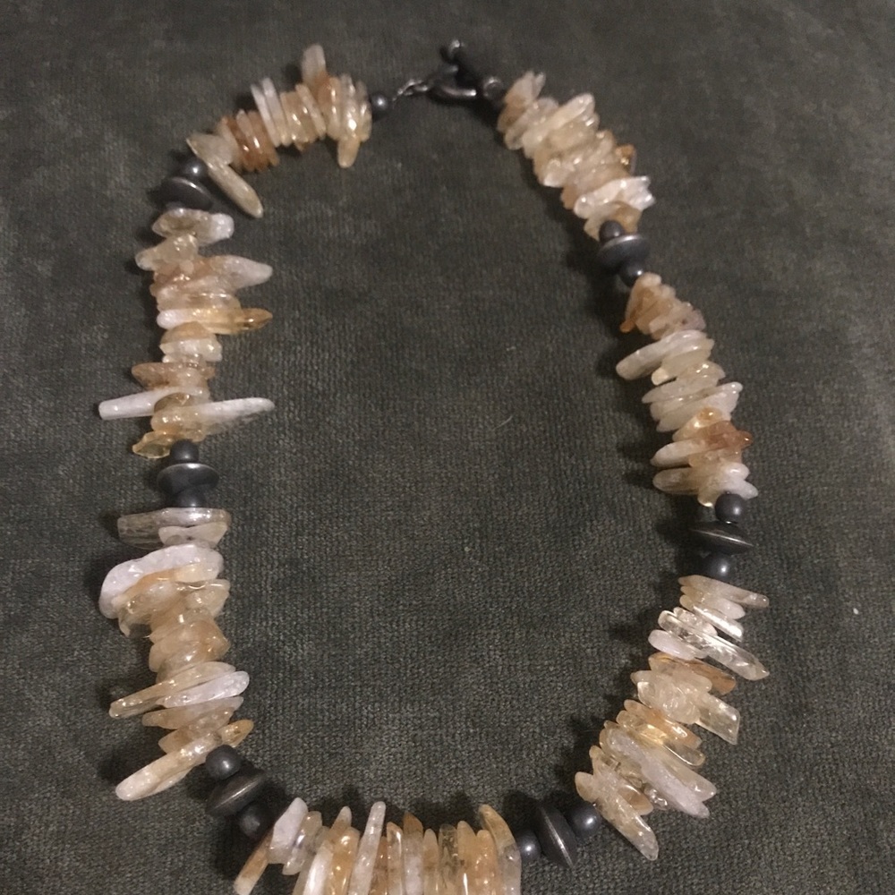 Sterling Silver and natural Citrine stones